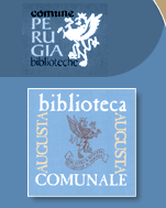 Il catalogo generale per autore della Biblioteca Comunale Augusta di Perugia | Torna in Home